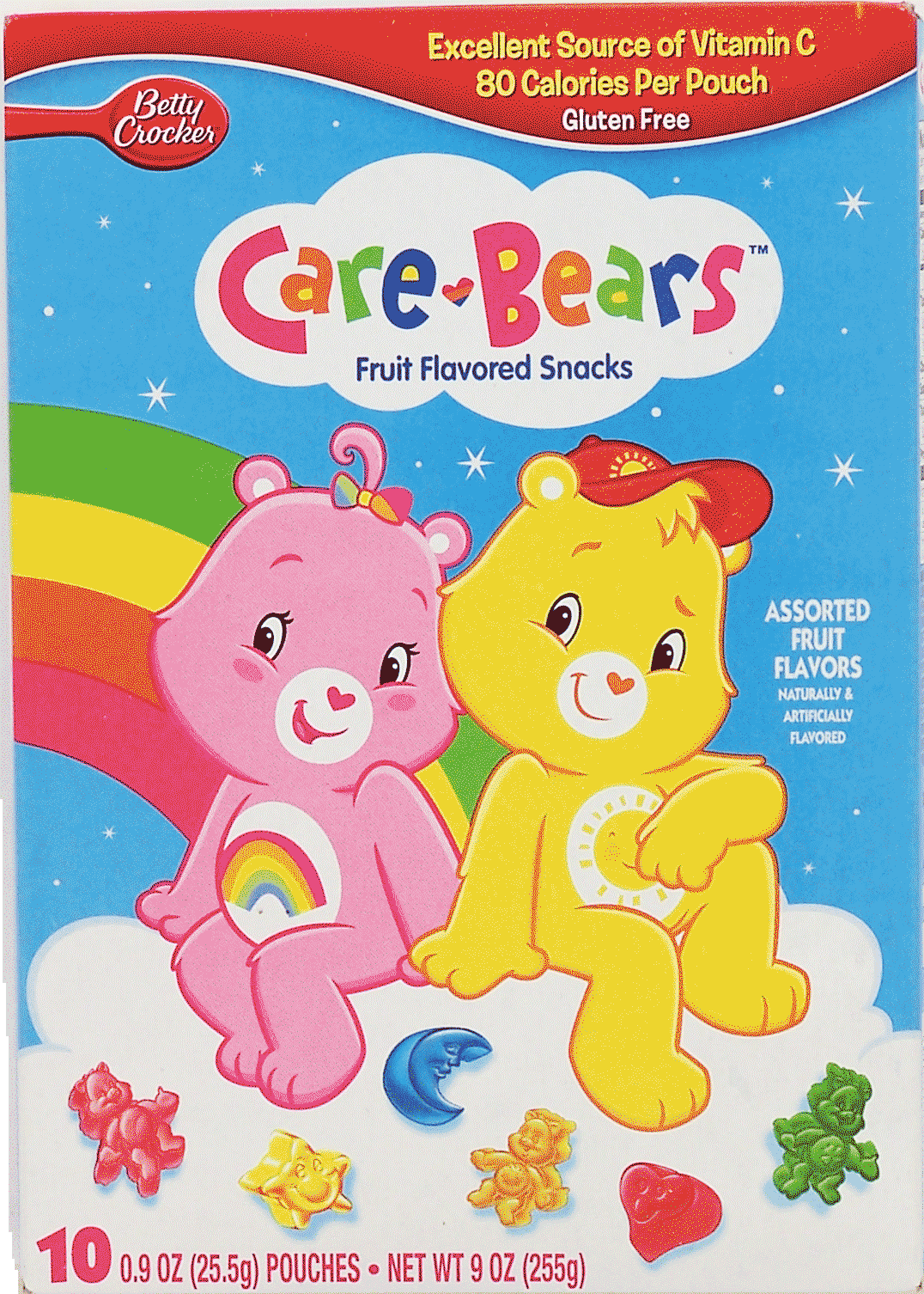 Betty Crocker&nbsp;Care Bears&nbsp;fruit flavored snacks, 10 pouches Full-Size Picture